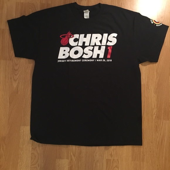 Chris Bosh Retirement Jersey Shirt - Picture 1 of 2